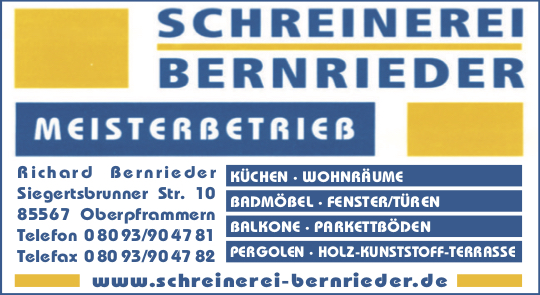 Schreinerei Oberpframmern